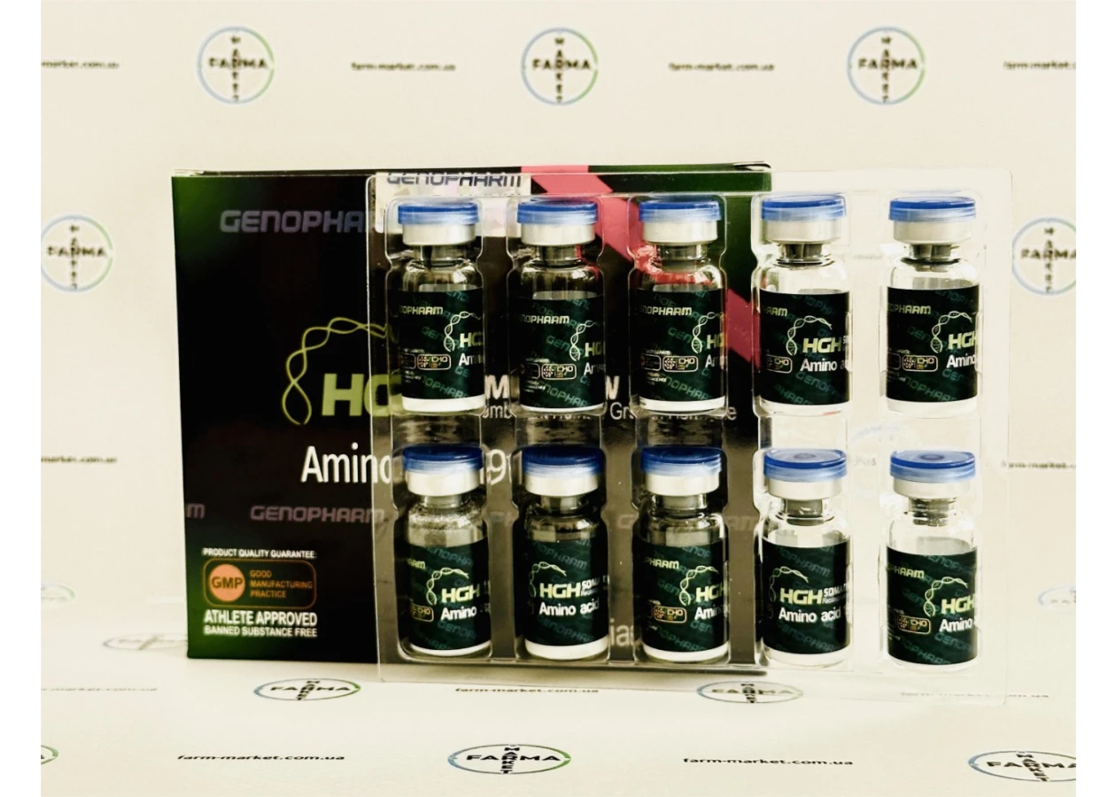 Фото 1 - Genopharm HGH Somatropin (Соматропін Генофарм) 10фл 10MО