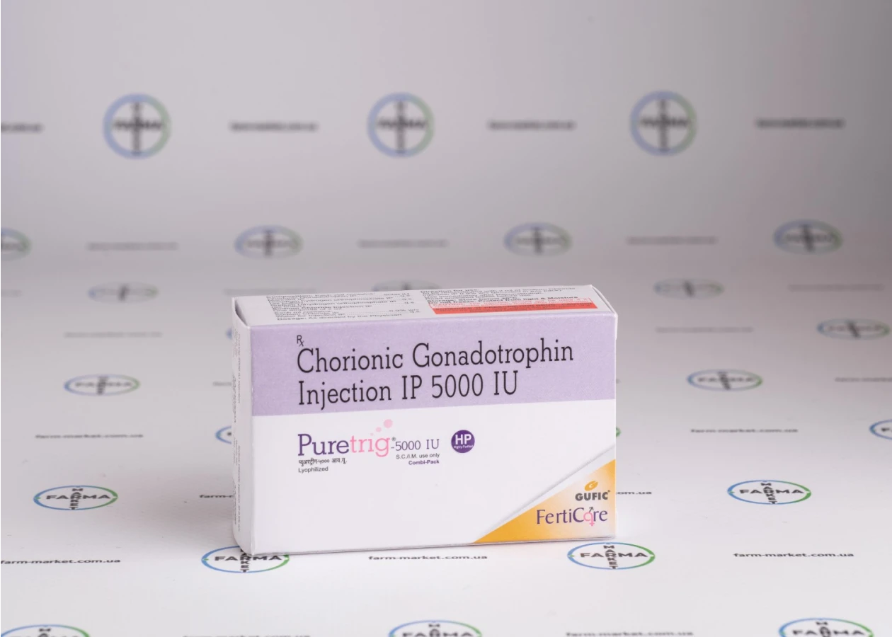 Фото 1 - Гонадотропин Puretrig Injection IP 5000 МЕ