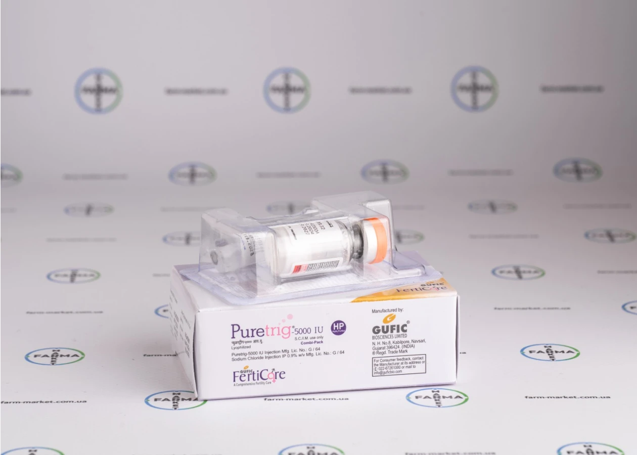 Фото 3 - Гонадотропин Puretrig Injection IP 5000 МЕ