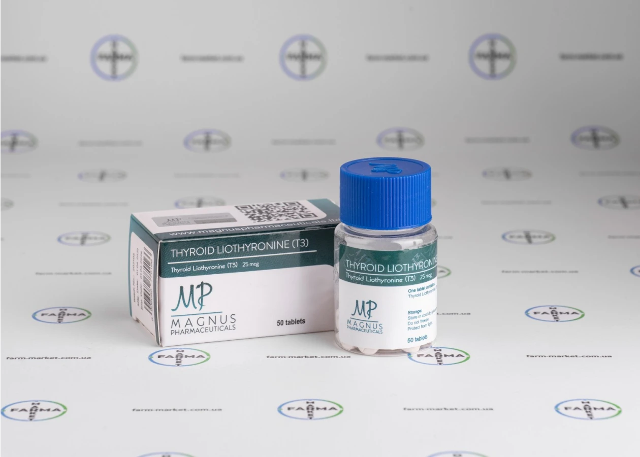 Фото 1 - Т3 Ліотиронін Магнус (Thyroid Liothyronine Magnus) 25мкг 50табл