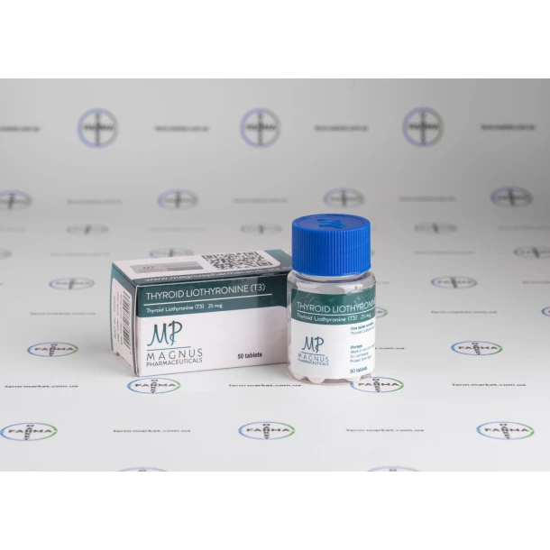 Т3 Ліотиронін Магнус (Thyroid Liothyronine Magnus) 25мкг 50табл