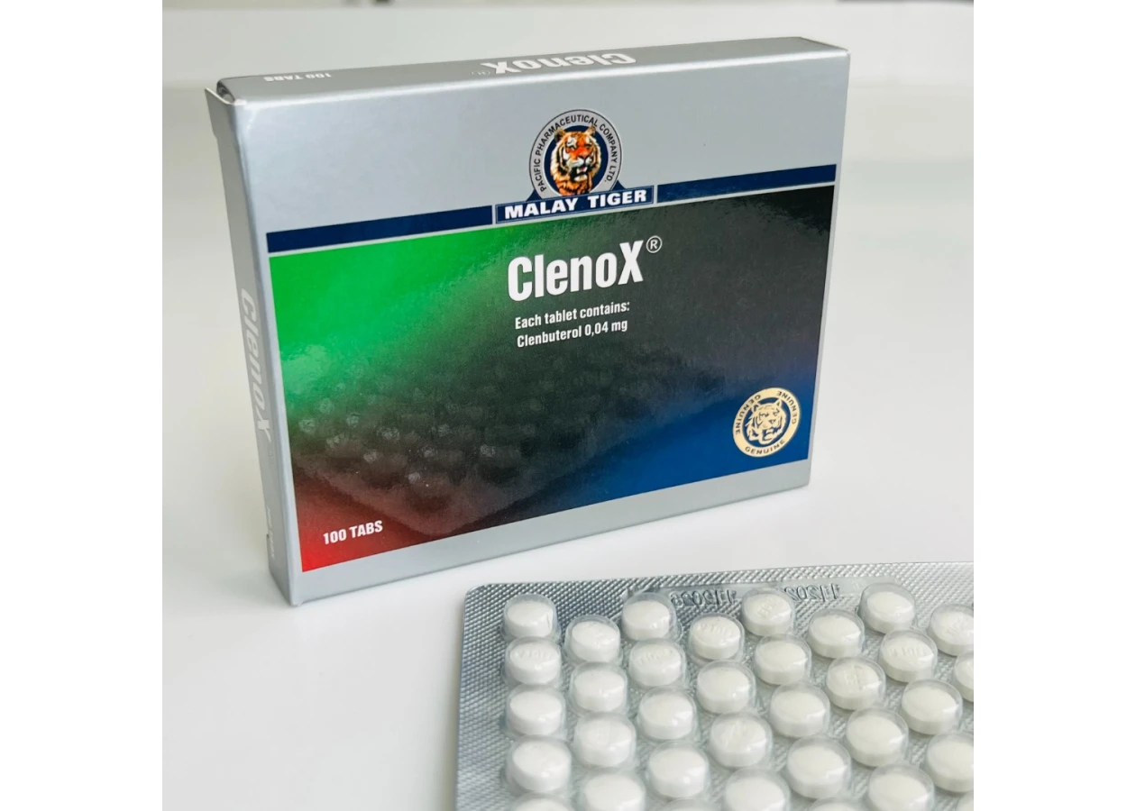 Фото 1 - Кленбутерол Малай Тайгер (ClenoX Malay Tiger) 40 мкг 100т