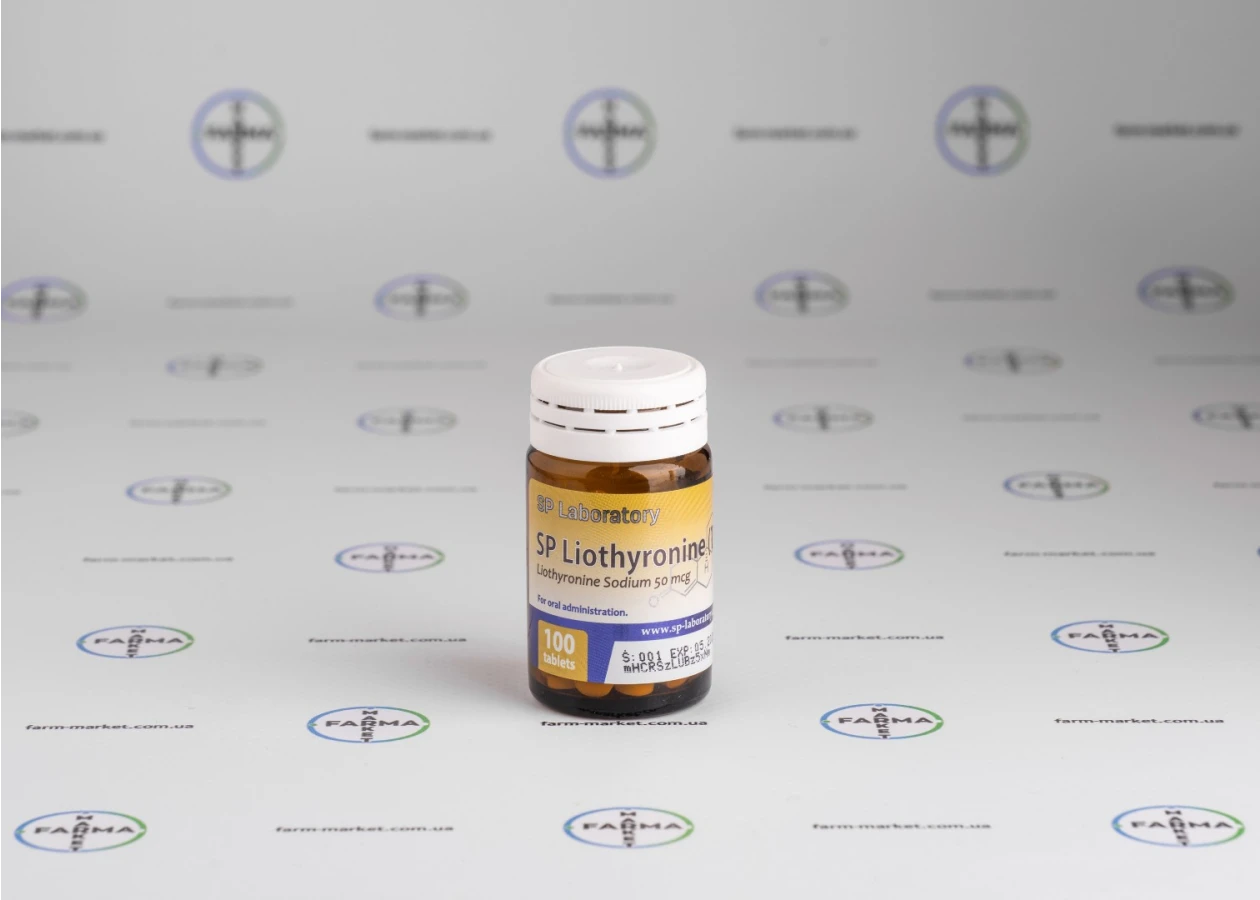 Фото 1 - Т3 Ліотиронін СП (SP Liothyronine) 50мкг 100табл