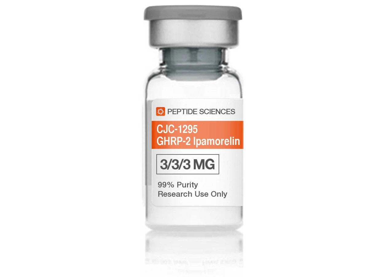 Фото 1 - CJC1295, Ипаморелин (Ipamorelin), GHRP-2 (Blend) 9мг