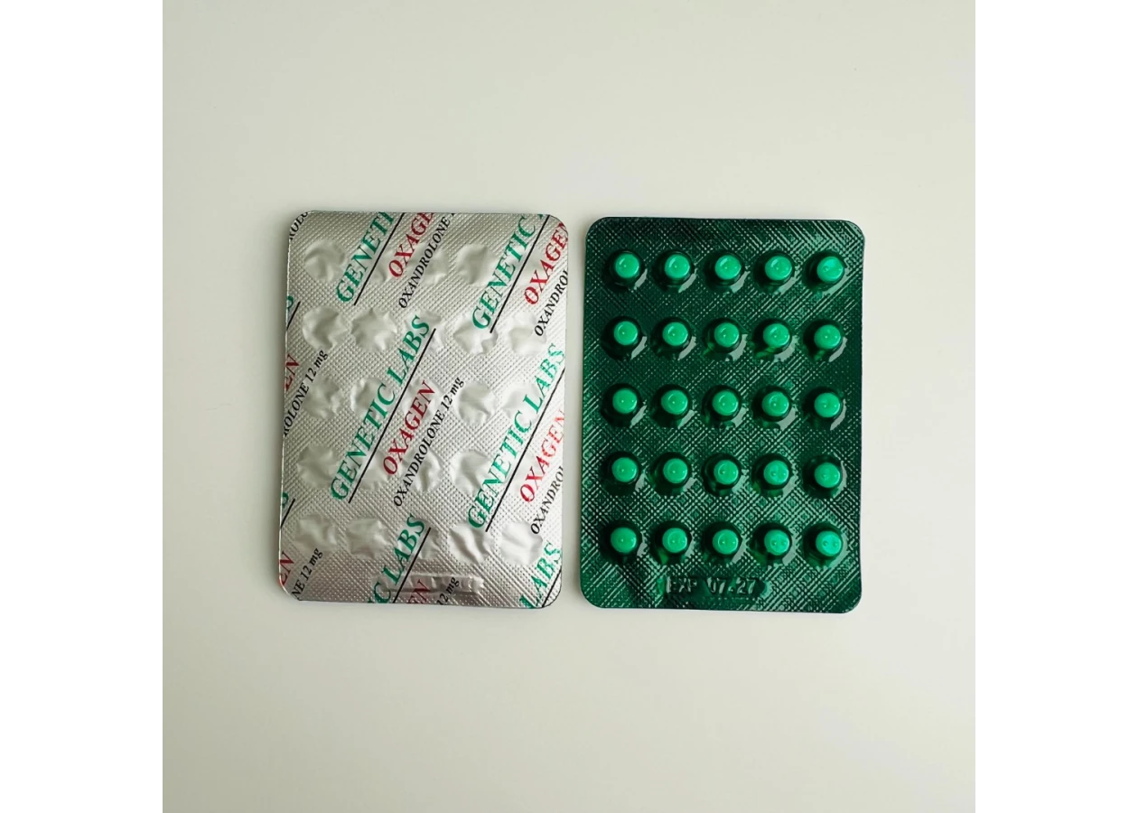 Фото 2 - Оксандролон Генетик (Oxagen Genetic) 12мг 100т