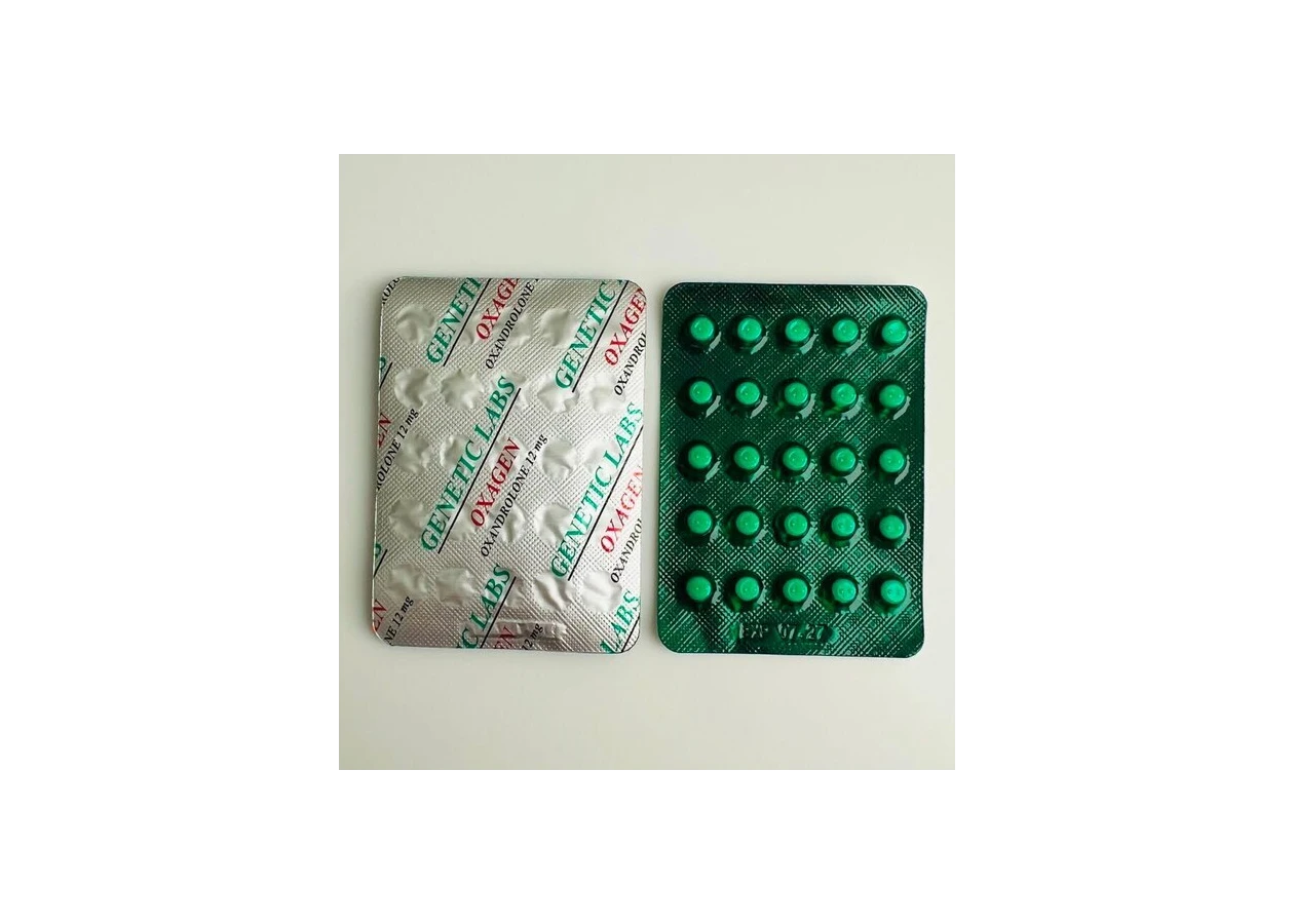 Фото 2 - Оксандролон Генетик (Oxagen Genetic) 12мг 25т