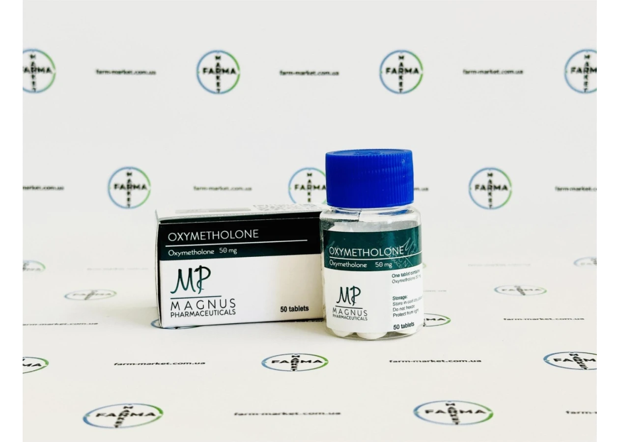 Фото 1 - Оксиметолон Магнус (Oxymetholone Magnus) 50табл 50мг