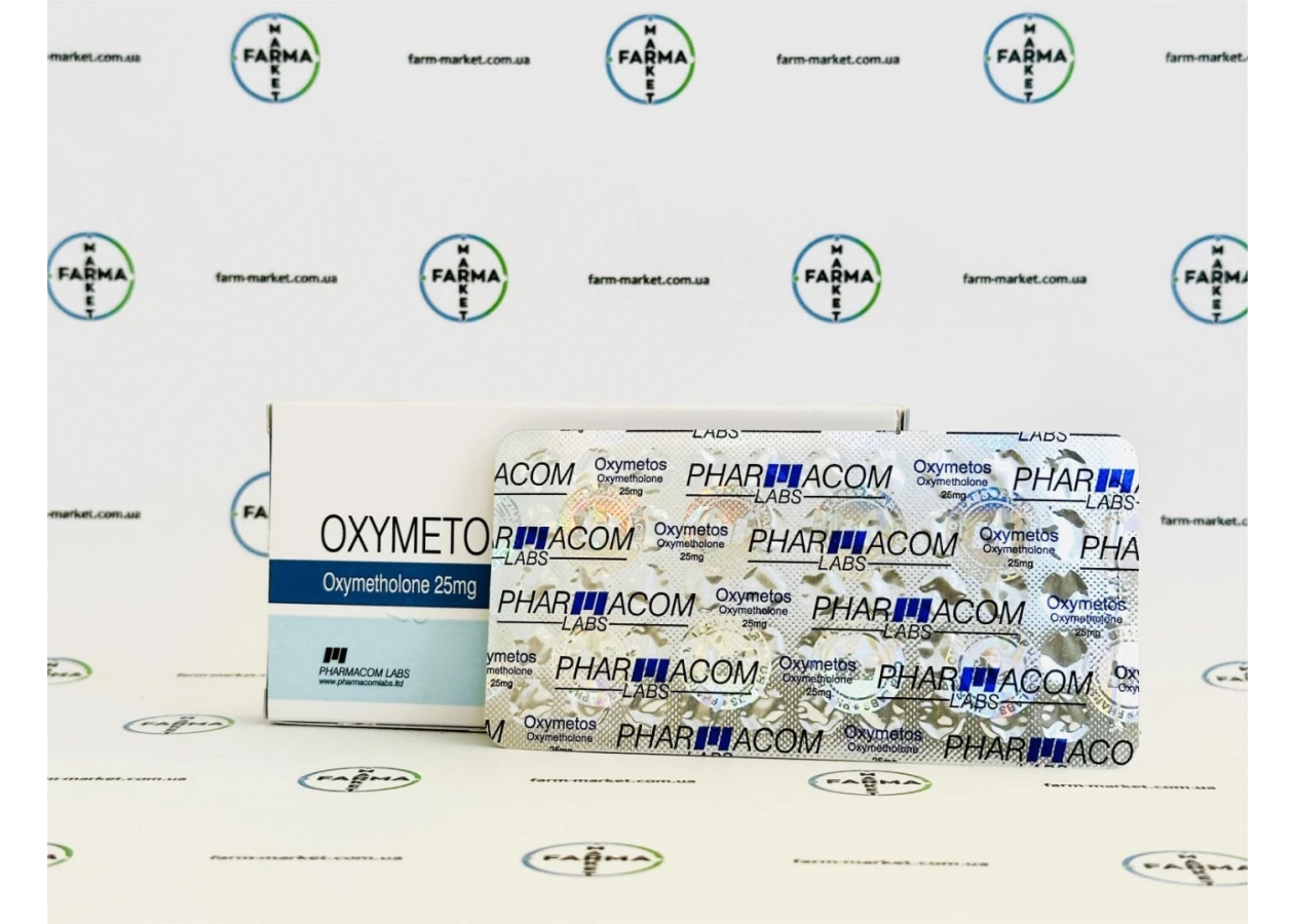 Фото 2 - Оксиметолон Фармаком (Oxymetos Pharmacom) 50 таблеток 25мг