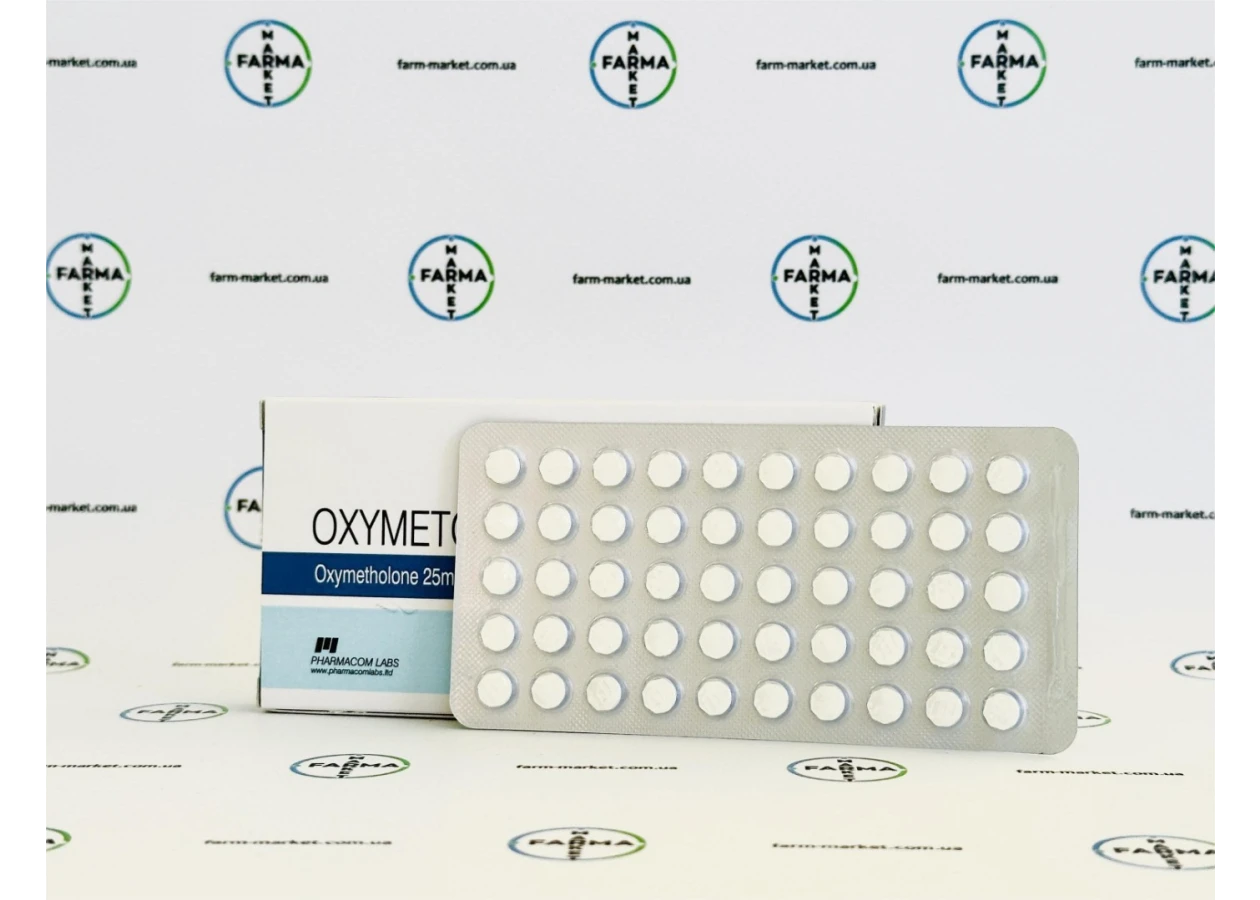 Фото 1 - Оксиметолон Фармаком (Oxymetos Pharmacom) 50 таблеток 25мг