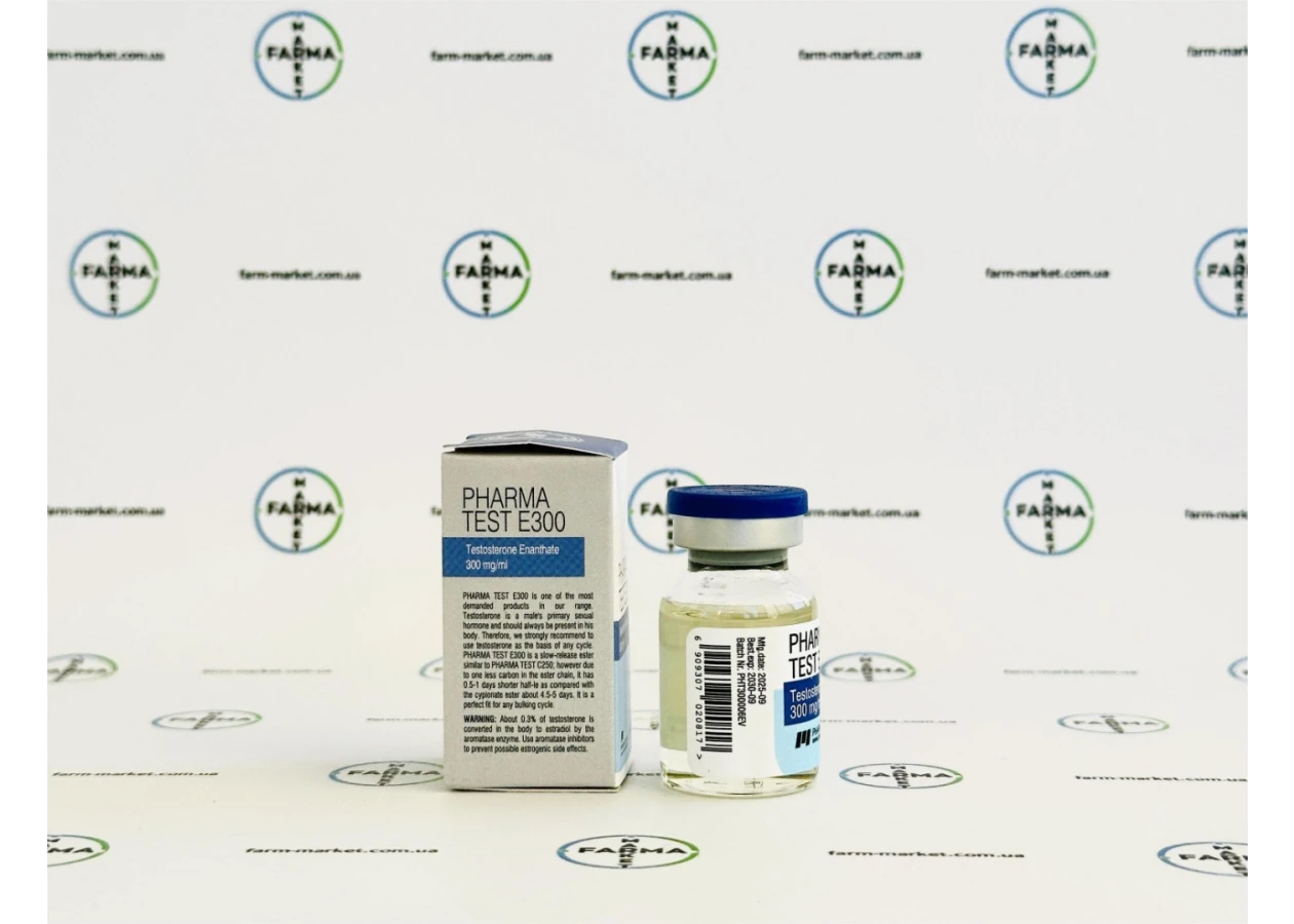 Фото 2 - Тестостерону Енантат Фармаком (Pharma Test E300 Pharmacom Lbs) 300мг 10мл