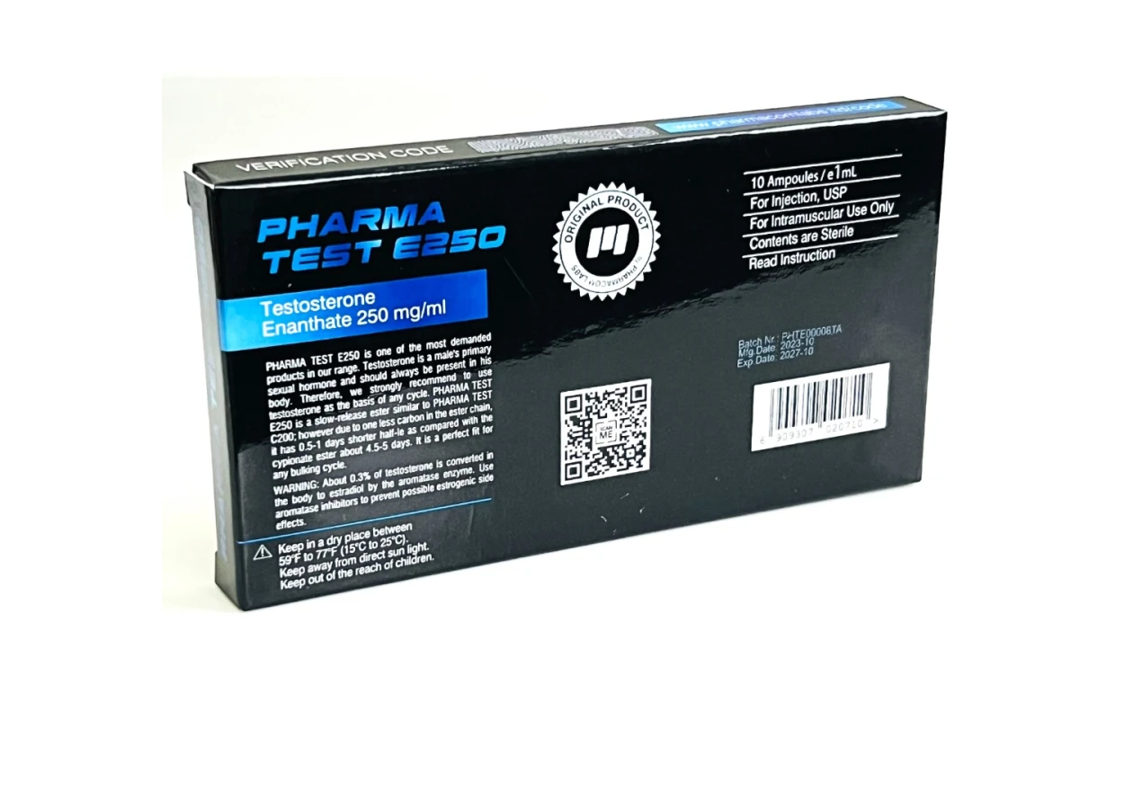 Фото 3 - Тестостерона Енантат Фармаком ампулы (Pharma Test E250 Pharmacom) 250мг 1мл