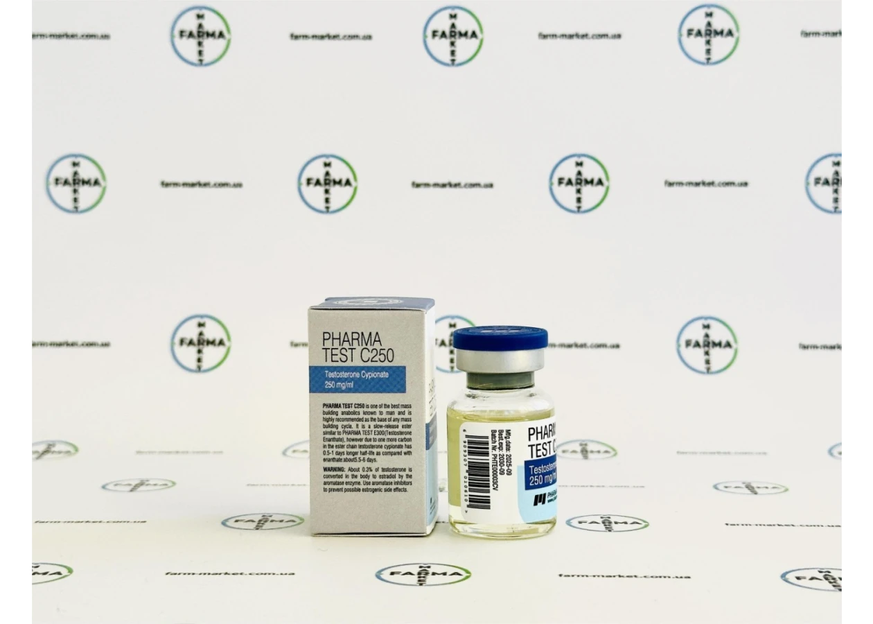 Фото 2 - Тестостерону Ципіонат Фармаком (Pharma Test C250 Pharmacom Lbs) 250мг 10мл