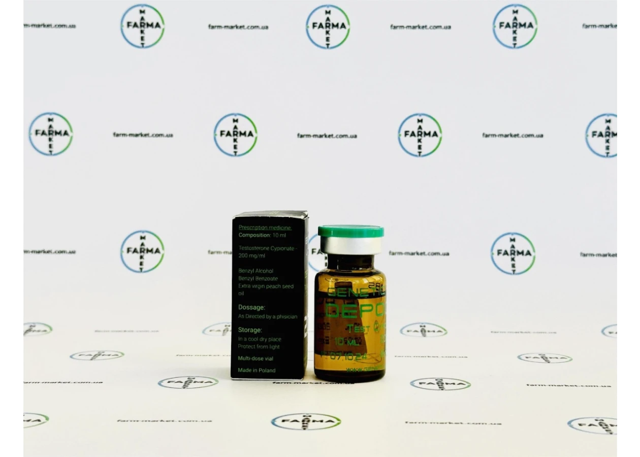 Фото 2 - Тестостерону Ципіонат Генетік (Depogen Genetic) 200мг 10мл