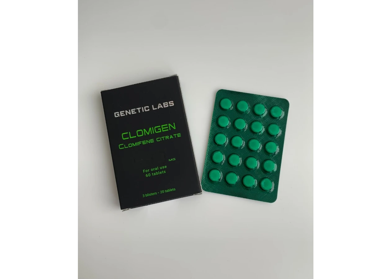 Фото 1 - Кломид Генетик (Clomigen Genetic) 50мг 20т (блистер)