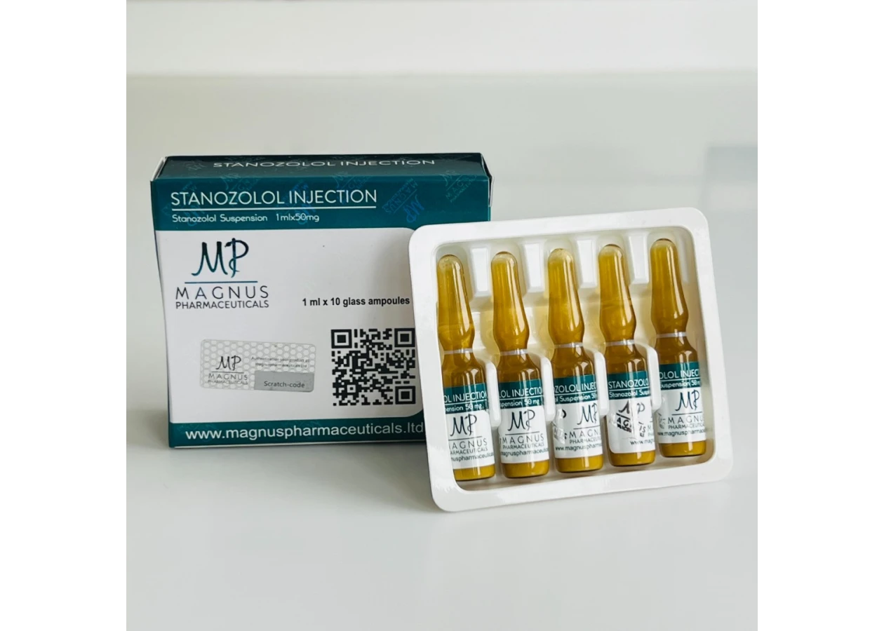 Фото 1 - Станозолол инъекционная суспензия Магнус (Stanozolol injectable Magnus) 50мг 1мл (ампулы)