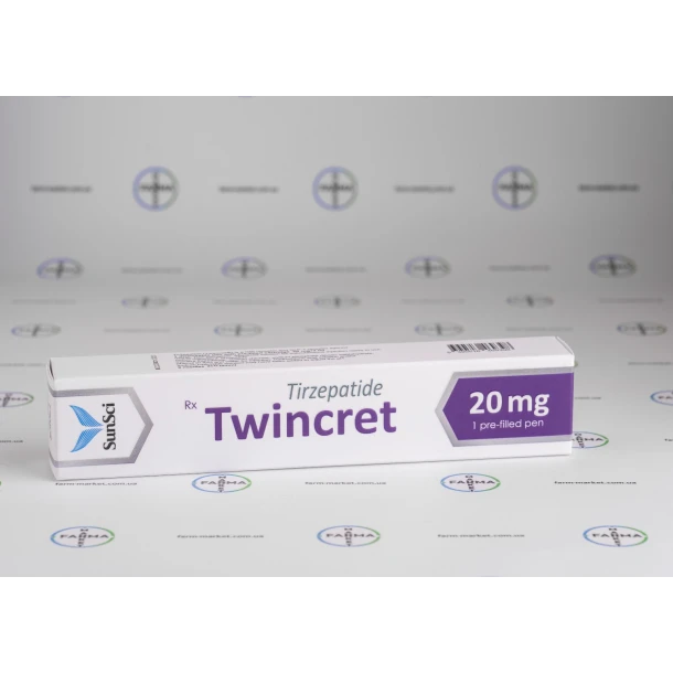 Tirzepatide Twincret 20mg (Тирзепатид Твінкрет 20мг)