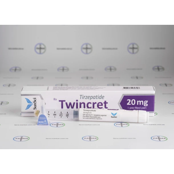 tirzepatide twincret Купити Tirzepatide Twincret 20mg (Тирзепатид Твінкрет 20мг), ціна 14700 грн