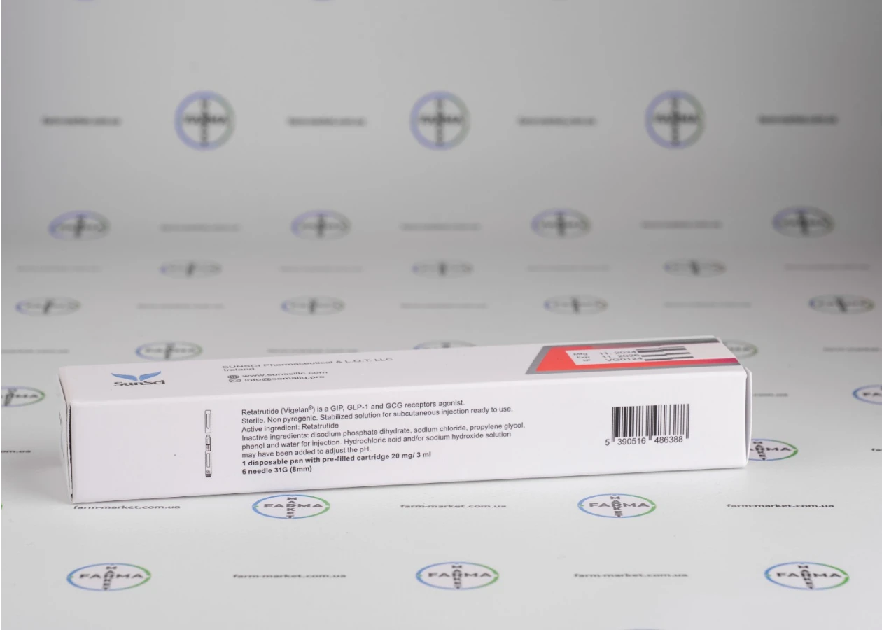 Фото 6 - Retatrutid Vigelan 20mg (Ретатрутид Вигелан 20мг)
