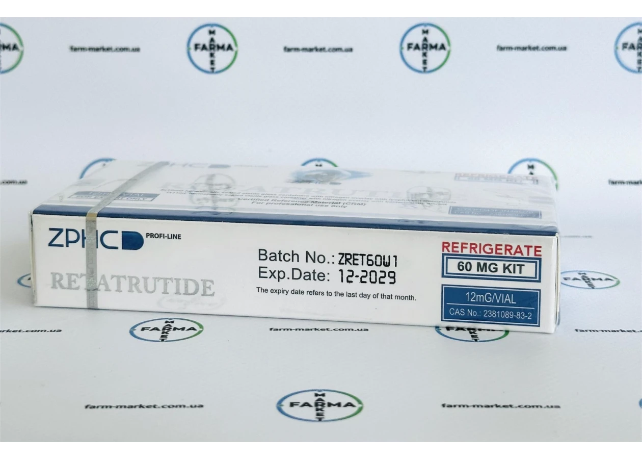 Фото 7 - Retatrutide (Ретатрутид 60мг) ZPHC 5 флаконів по 12мг