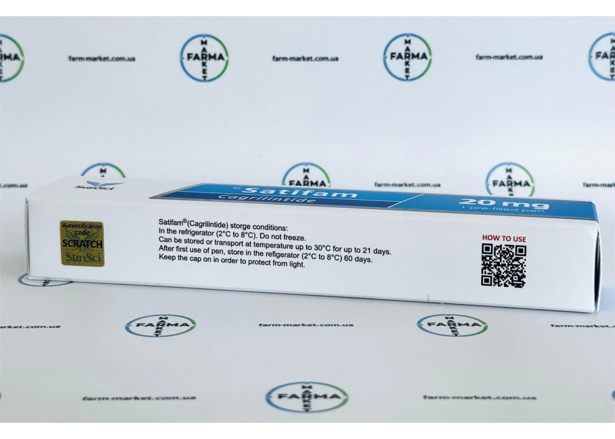Фото 6 - Satifam Cagrilintide (Кагрилинтид шприц-ручка) 20мг 