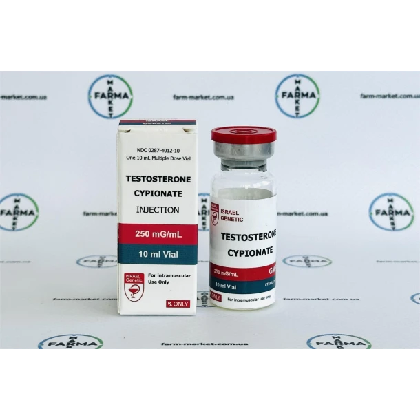 Testosterone Cypionate Genetic Israel (Тестостерону Ципіонат Генетік Ізраїль) 250мг 10мл