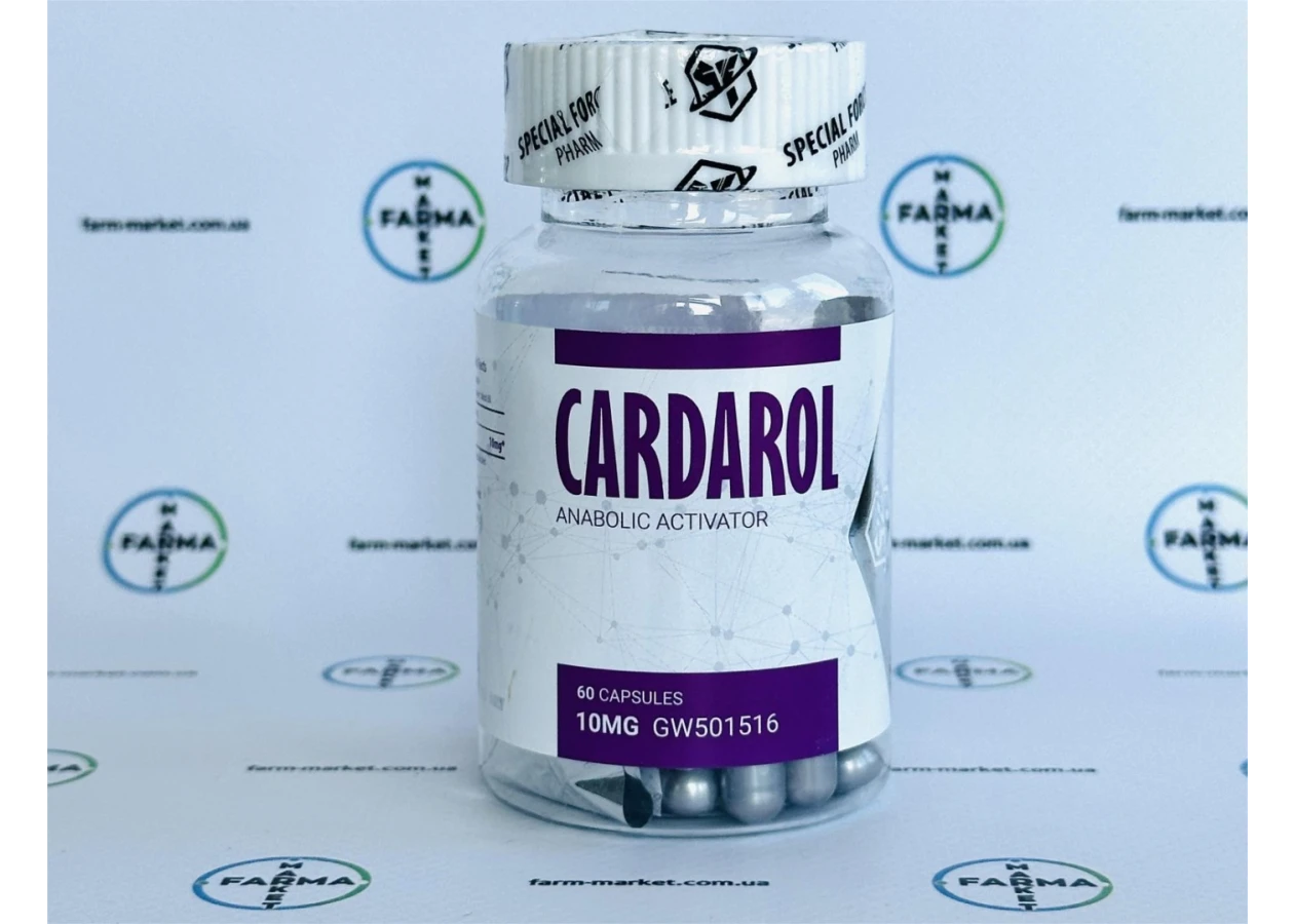 Фото 1 - Cardarol GW-501516 (Кардарін) 10mg 60caps