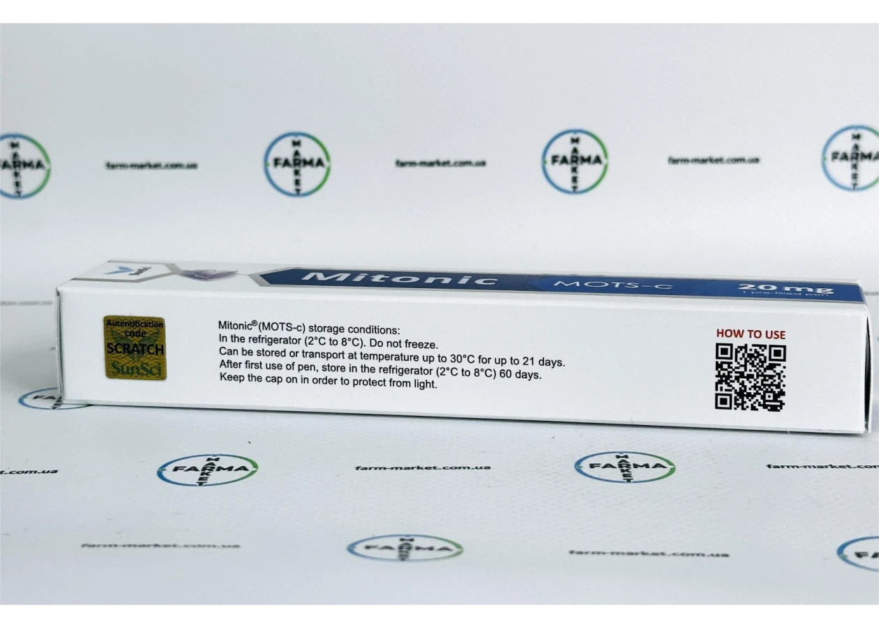 Фото 4 - Пептид Мотс-Ц шприц-ручка ( Mitonic Mots-C ) 20мг 3мл