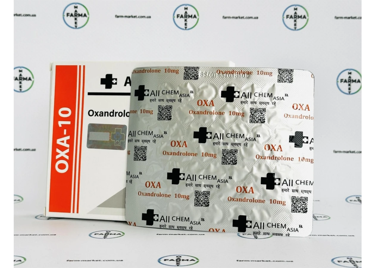 Фото 2 - Oxa-10 Allchem (Оксандролон Алчем)10мг 50т (блистер)
