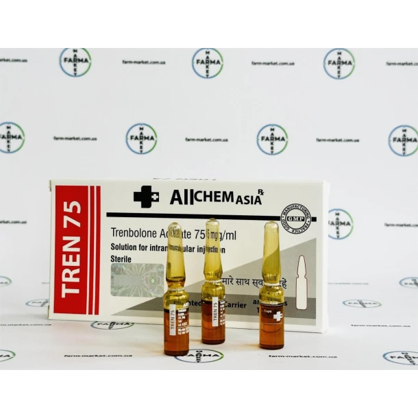 Tren75 Allchem (Тренболону Ацетат Алчем) 75мг 1мл