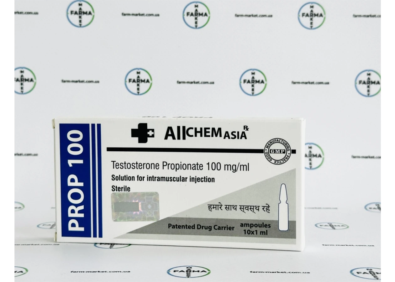 Фото 2 - Test100 Allchem Asia (Тестостерону пропіонат Алчем) 100мг 1мл