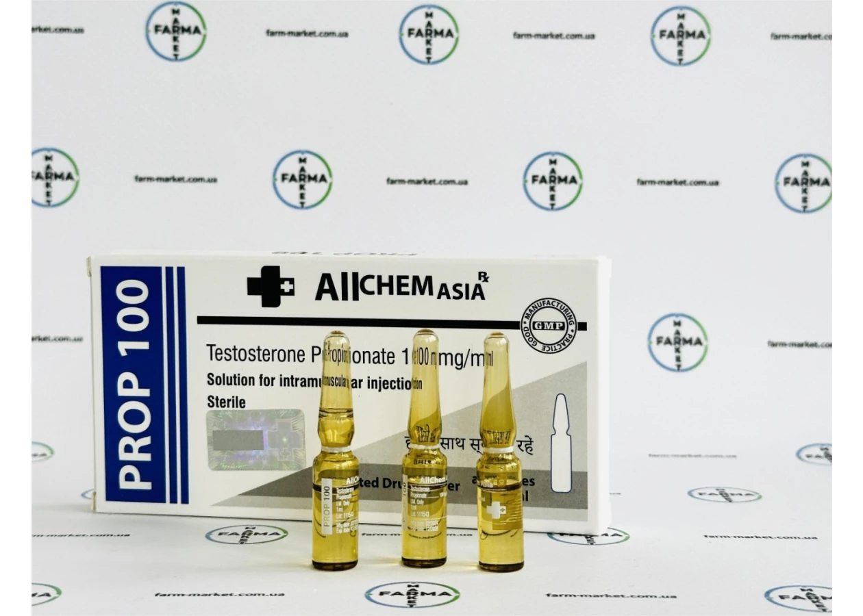 Фото 1 - Test100 Allchem Asia (Тестостерону пропіонат Алчем) 100мг 1мл