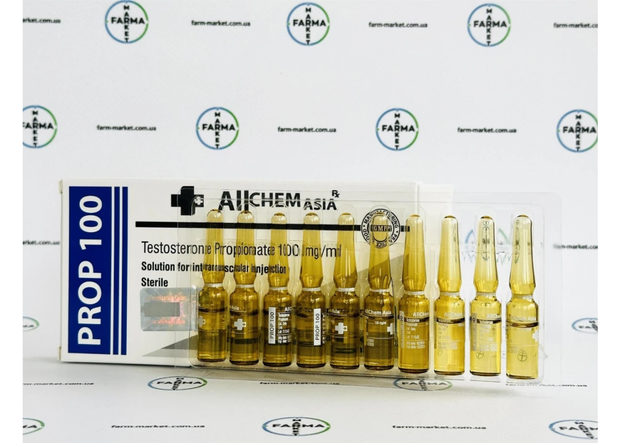 Фото 3 - Test100 Allchem Asia (Тестостерону пропіонат Алчем) 100мг 1мл