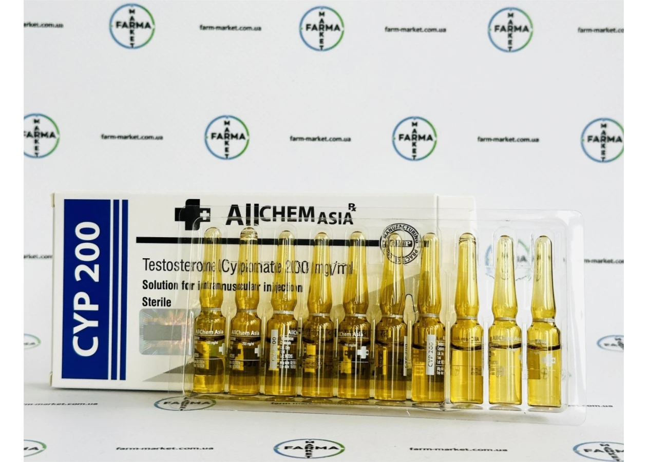 Фото 3 - CYP200 Allchem (Тестостерону Ципіонат Алчем) 200мг 1мл
