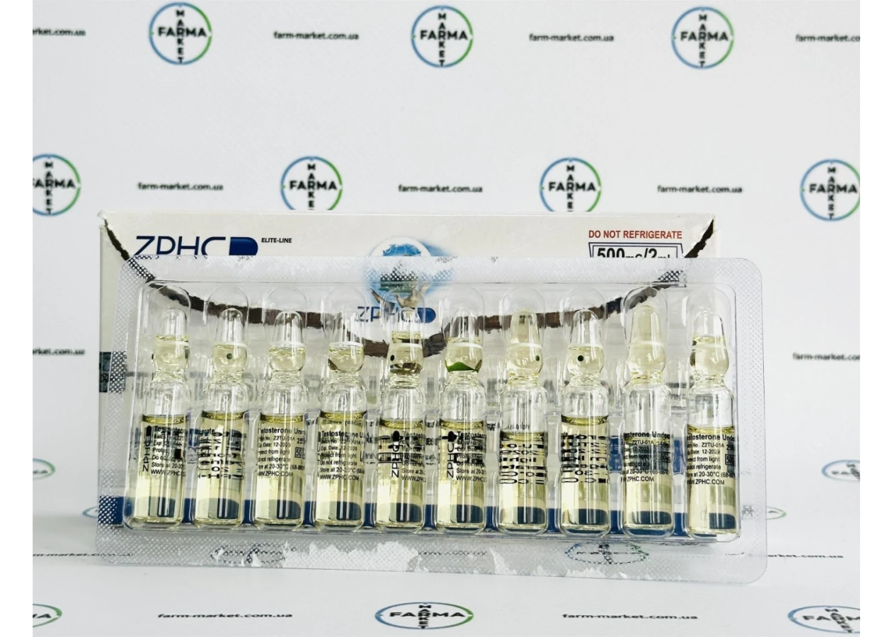 Фото 3 - Testosterone Undecanoat (Тестостерон Ундеканоат ZPHC)  (250mg/ml) 500мг /2мл 