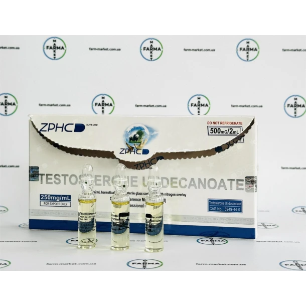 Testosterone Undecanoat (Тестостерону Ундеканоат ZPHC)  (250mg/ml) 500мг /2 мл