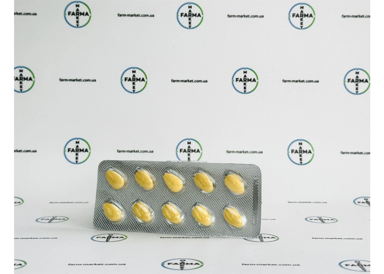 Фото 3 - Тадалафіл Сіаліс (Vidalista Tadalafil Cialis) 20мг 10табл