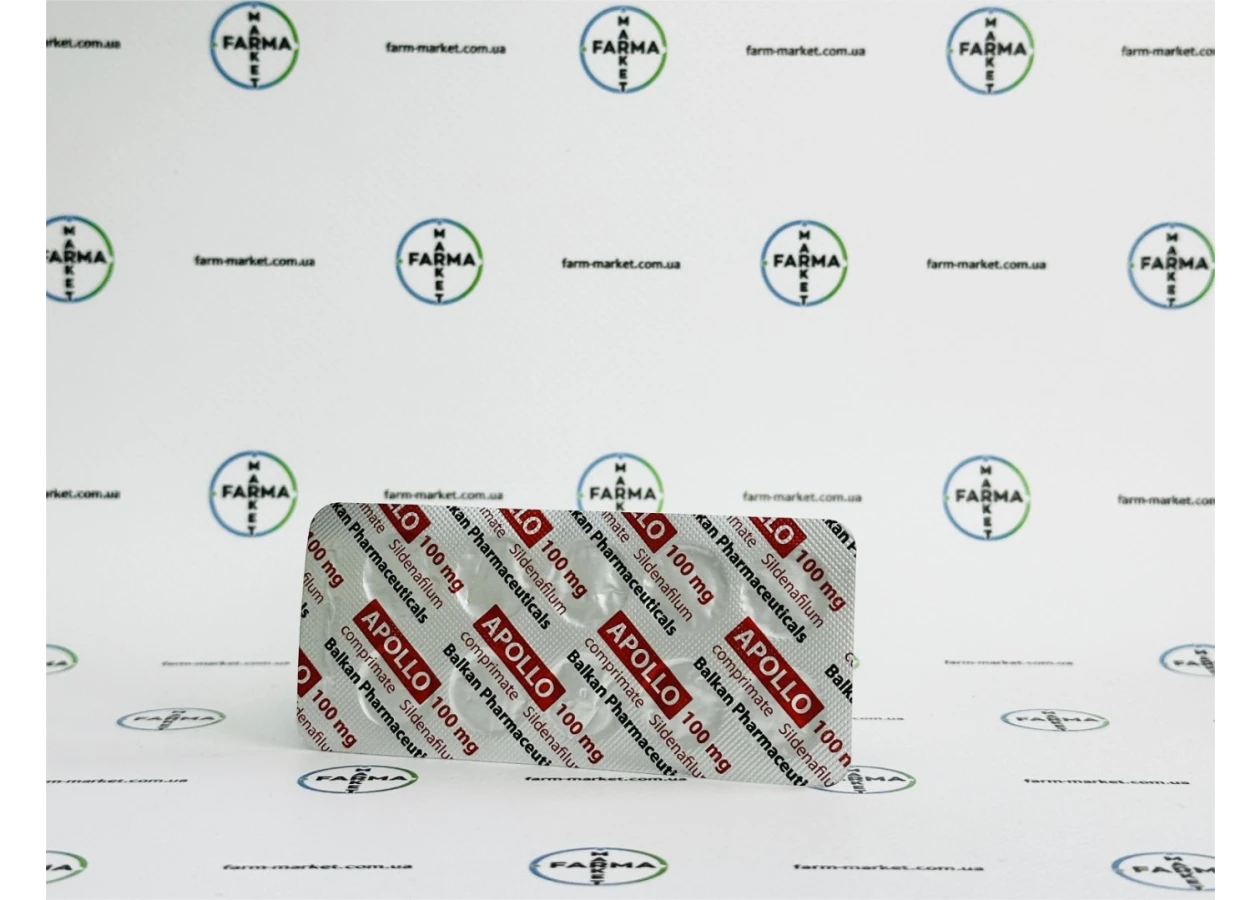 Фото 2 - Apollo Balkan, Viagra (Аполло Балкан Силденафіл) 100мг 10табл