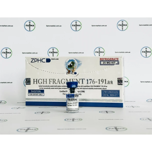 Пептид Фрагмент гормону росту (HGH Fragment 176-191aa) ZPHC 25mg 1фл  5мг