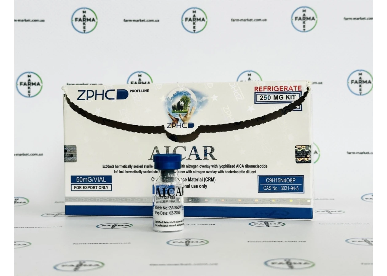 Фото 3 - Пептид АИКАР (AICAR) ZPHC 250mg 5фл по 50мг