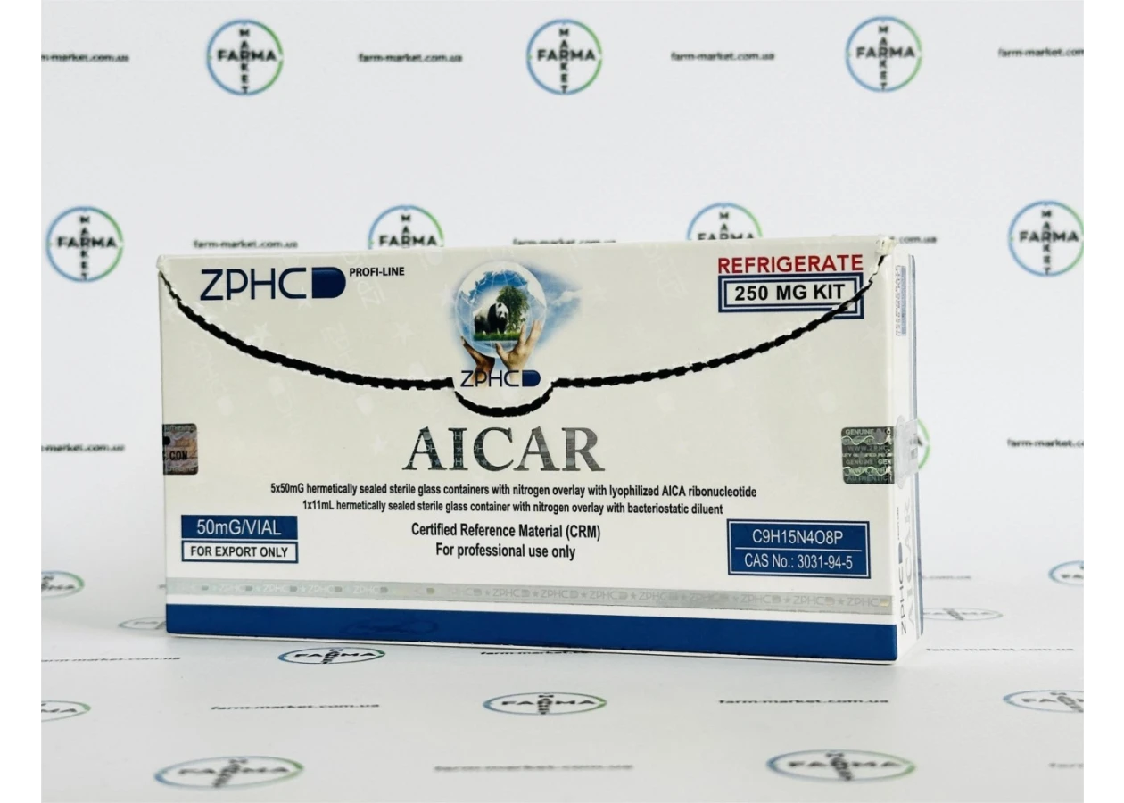 Фото 2 - Пептид АІКАР (AICAR) ZPHC 250mg 1фл 50мг