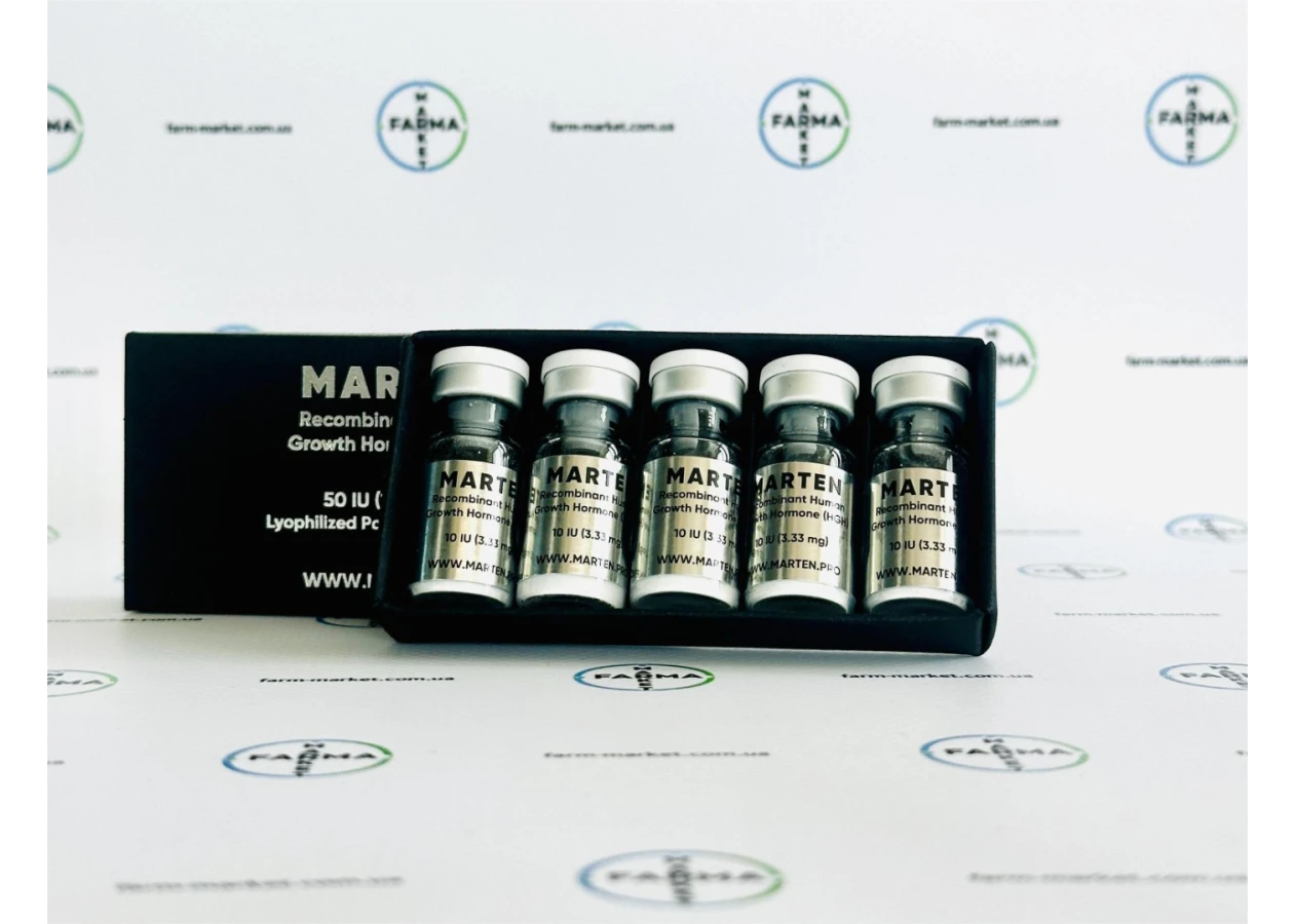 Фото 1 - Гормон росту Marten (Мартен) 10фл по 10мо