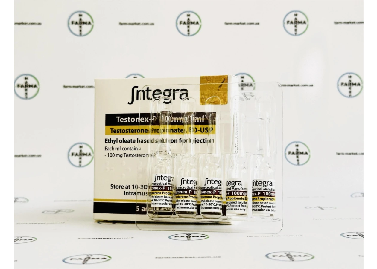 Фото 1 - Testonex-P Integra (Тестостерон пропионат Интегра) 5амп 100мг/амп