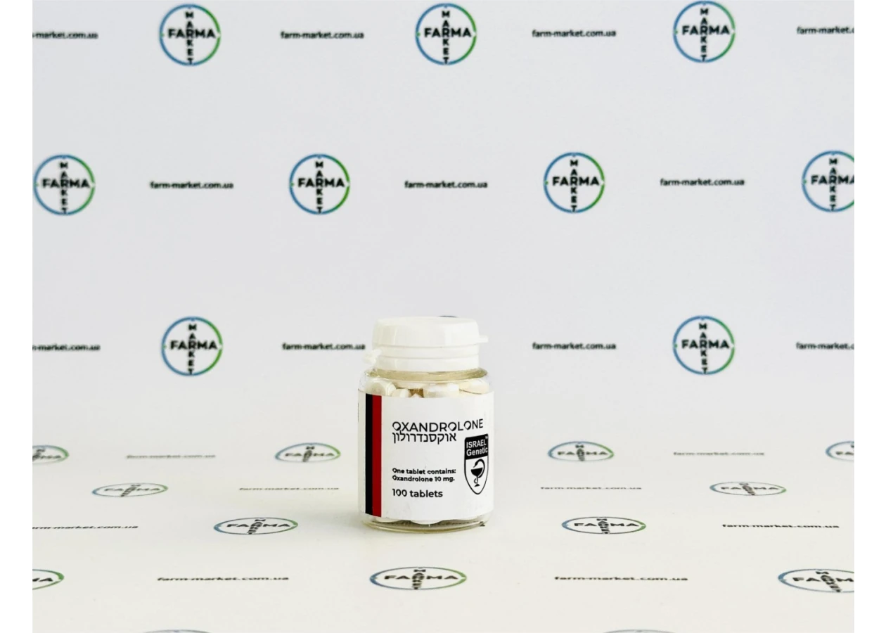 Фото 1 - Оксандролон Генетік Ізраїль (Oxandrolone Genetic Israel) 100табл 10мг