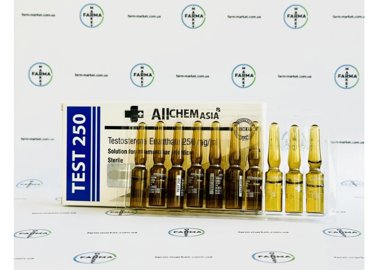 Фото 2 - TEST 250 Allchem (Тестостерону Енантат Алчем) 250мг 1мл