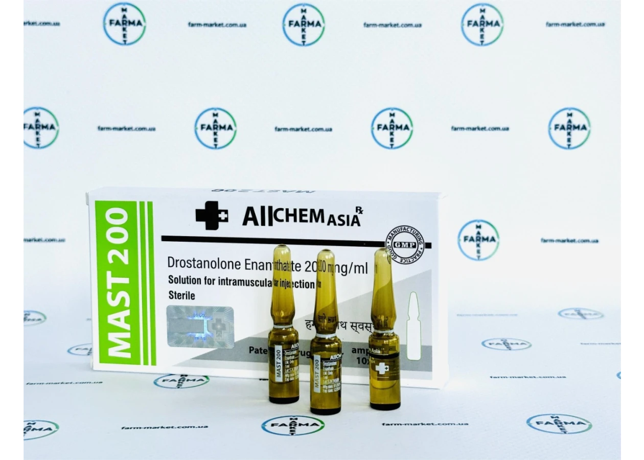 Фото 1 - Mast 200 Allchem ( Мастерон Енантат Алчем ) 200мг 1мл