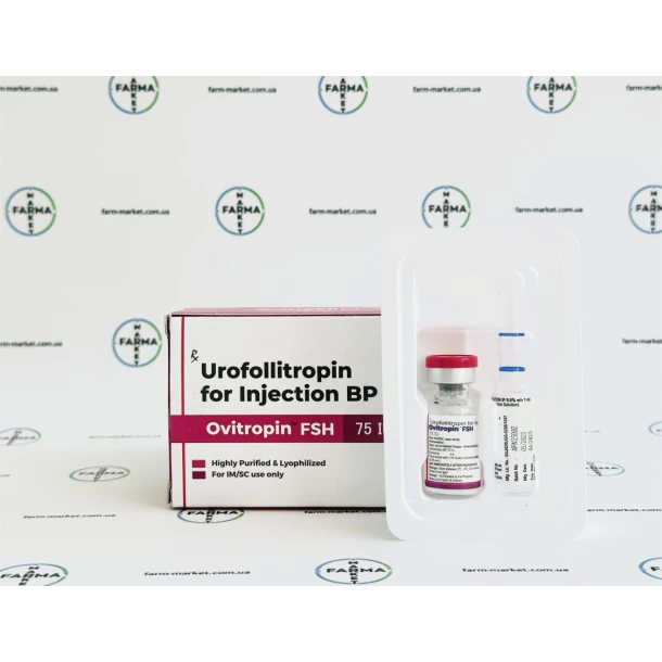 Ovitropin FSH Урофолітропін (ФСГ) 75 МО