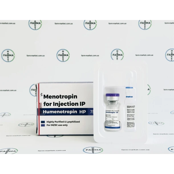 Humenotropin HP Менотропін (ЛГ + ФСГ) 75 МО