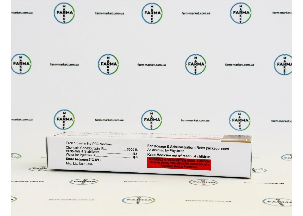 Фото 4 - Puretrig Gufic Ltd. (Гонадотропін Хоріонічний ХГЧ)  рідкий у шприці 5000МО
