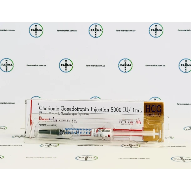 Puretrig Gufic Ltd. (Гонадотропін Хоріонічний ХГЧ)  рідкий у шприці 5000МО
