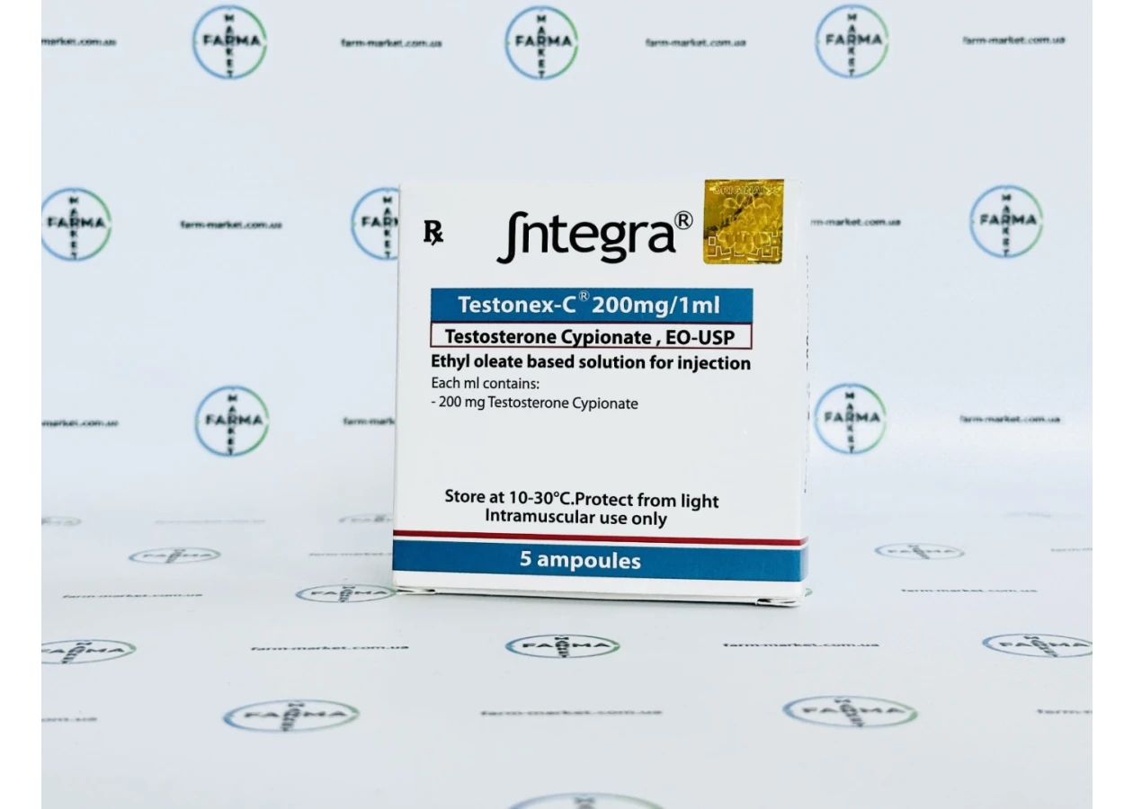 Фото 2 - Testonex-С Integra (Тестостерон Ципионат Интегра) 5амп 200мг/амп